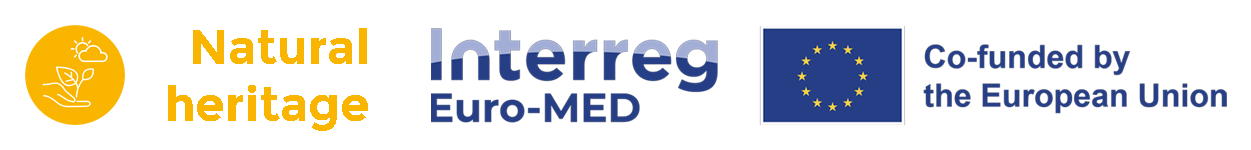 Logos interreg, natural heritage