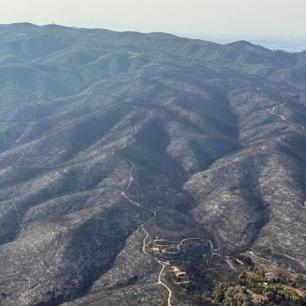 Les Gavarres. Foto: Bombers. 