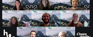 Captura de pantalla del seminari en línia de l'Hora Verda d'hivern