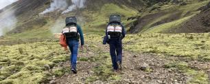 Field work in Iceland