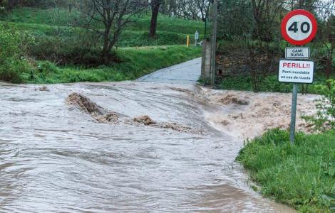 Riu Gurri al seu pas per les Masies de Roda. Autoria: projectes és LocAll4Flood, coordinat pel Centre Tecnològic BETA i un dels projectes del programa Interreg Euro-MED.