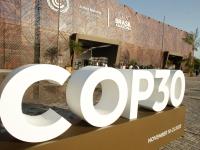 COP30 sign building
