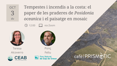 Promotional graphic with speaker photos and landscape.