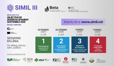 SIMIL III conference graphic with dates and topics.