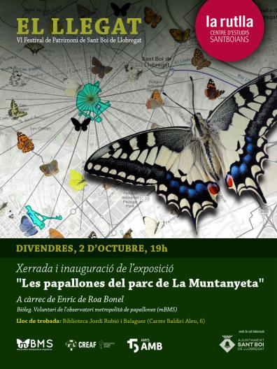Xerrada i inauguració de l'exposició sobre les papallones del parc de la Muntanyeta de Sant Boi de Llobregat