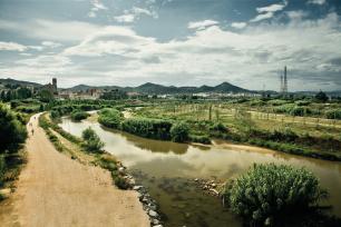 Espai fluvial del Llobregat al seu pas per Sant Boi de Llobregat. Autoria: Jordi Surroca